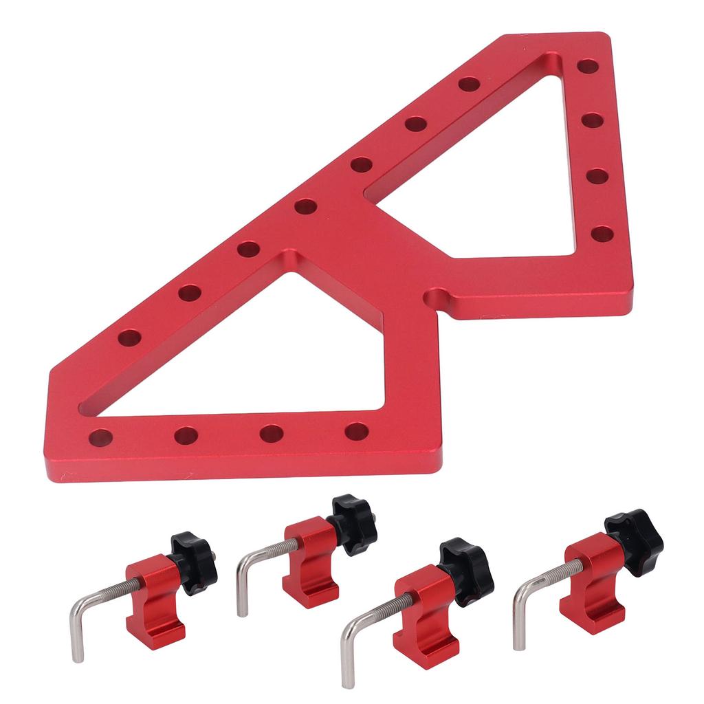Adjustable Right Angle Positioning Clamp W Type Aluminum Alloy Woodworking Auxiliary Fixture