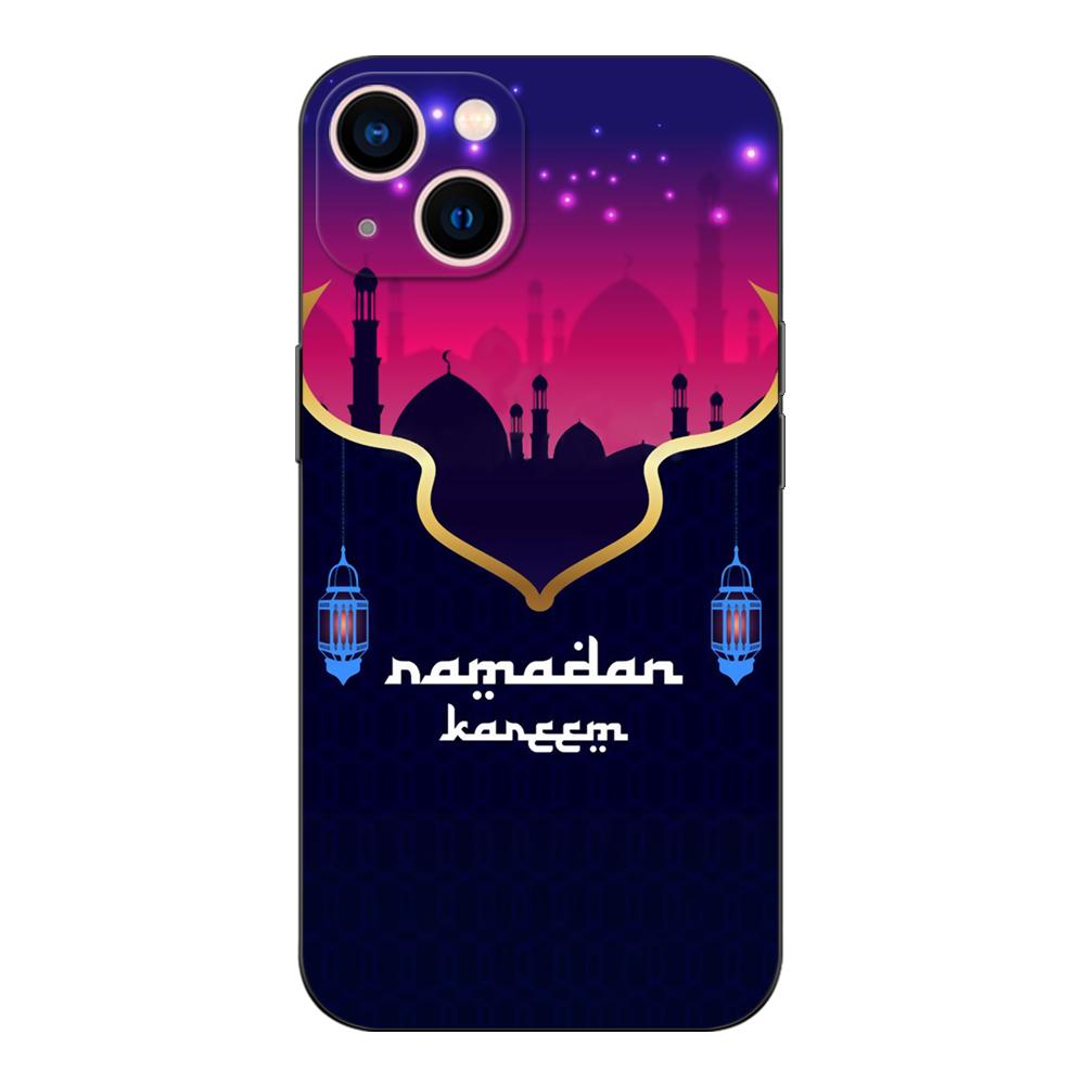 Black Tpu Case For OPPO A32 A33 A53 A53S A54 A55 A73 A74 A76 A77 A91 A94 A95 A93S A92S 4G 5G Ramadan