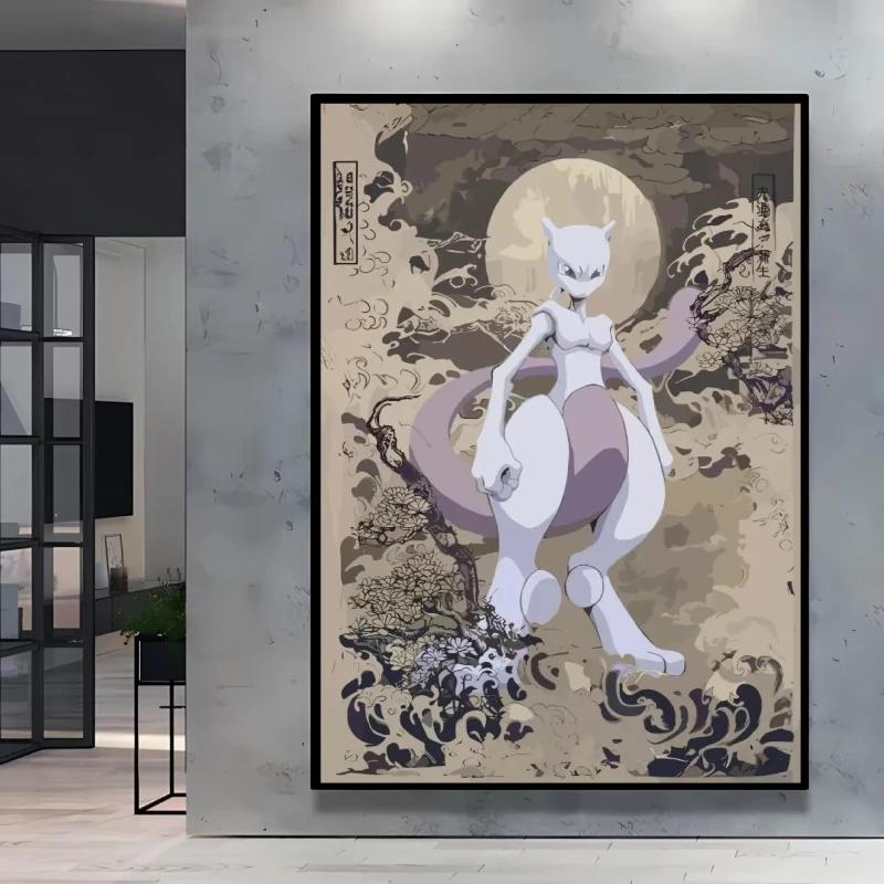 Pokemon Anime Poster HD Canvas Print Home Decor Painting Kids Wall Decoration Living Room Poster Canvas Wall Art