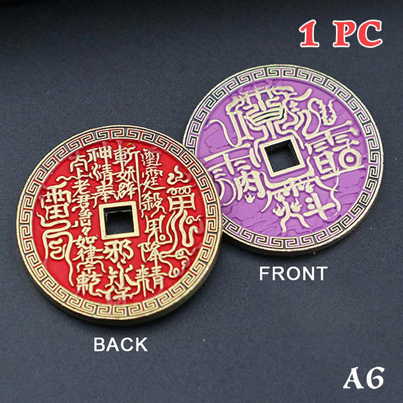 Модель древней китайской монеты Горные деньги духа Традиционный амулет Фэн-шуй Богатства Монета удачи Подвесное украшение