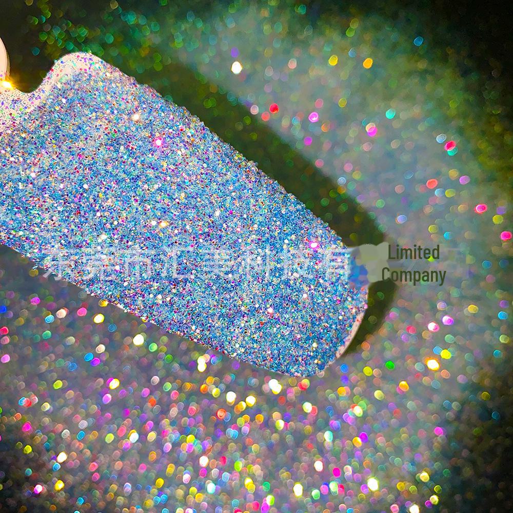 Пудра для ногтей Cross-Border Fine Flash Diamond Sea Salt, 50 г - фантазийный глиттер с эффектом зыбучих песков.