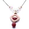 JMXD-Acrylic Necklace Women, Painted Bead Pendant Sweater Chain, New Accessories Fashion Jewelry