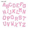 Mixed Iron-on Embroidery Alphabet Patch Garment Applique Clothing Stickers Letters Patches
