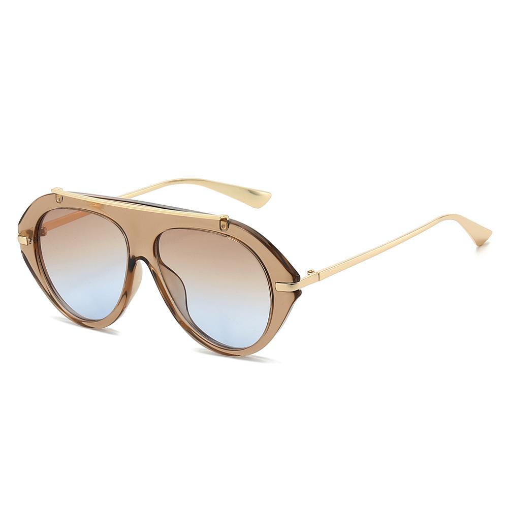 Stylish Oversized Sunglasses Unisex Retro Street Style Shades Outdoor Travel UV Protection Eyewear UV400 Classic Driving Glasses