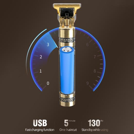 1 комплект для стрижки волос, нержавейка, практичная, с нулевым расстоянием между лезвиями, ретро-бритва, машинка для стрижки волос, триммер для волос