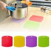 Kitchen Table Pot Holder Placemat Silicone Square Slip Mat Non Hot Pad