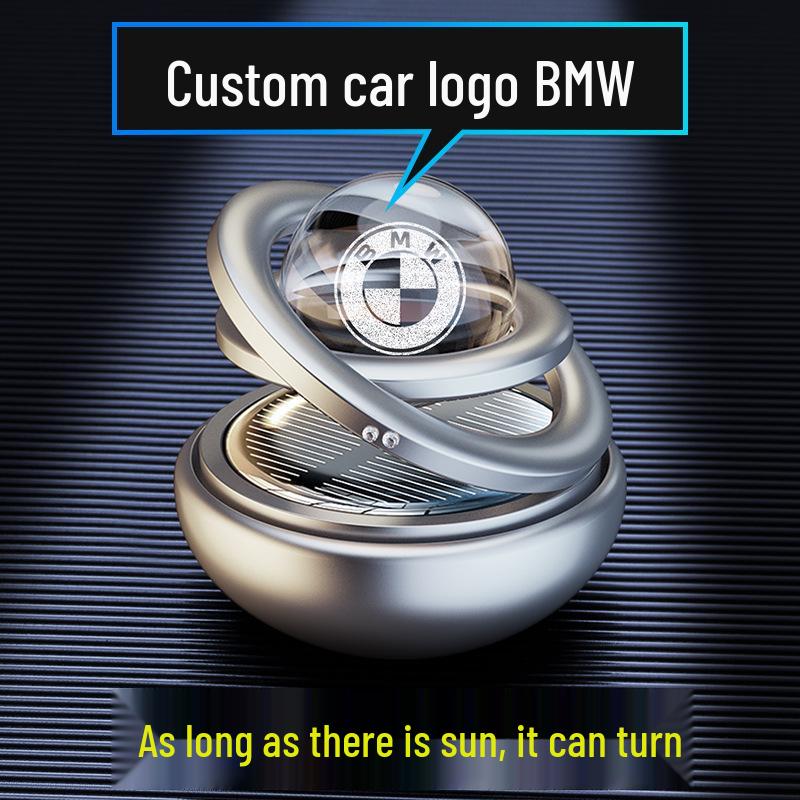 Solar Rotating Car Aromatherapy Ornament