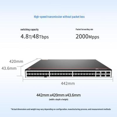 Huawei Коммутатор S6730-S48X6Q Enterprise 10G/40G Fiber