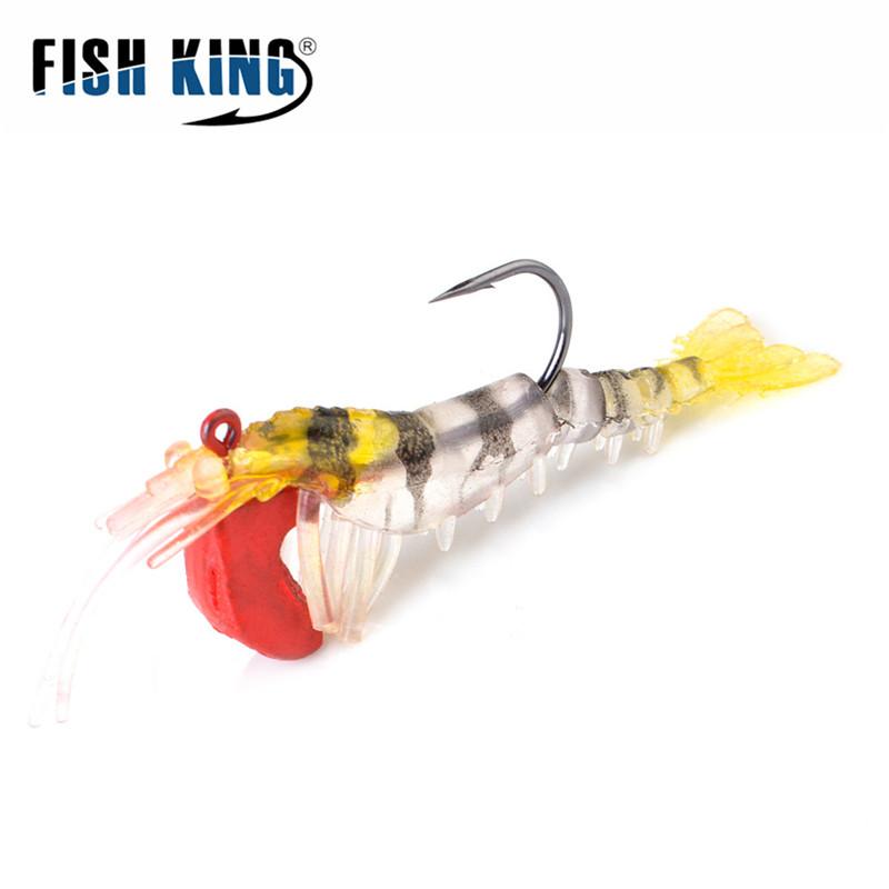 FTK Светящаяся искусственная силиконовая приманка для креветок, имитация мягких креветок с крючком, карповый рокер, рыболовные снасти/приманка/морские аксессуары