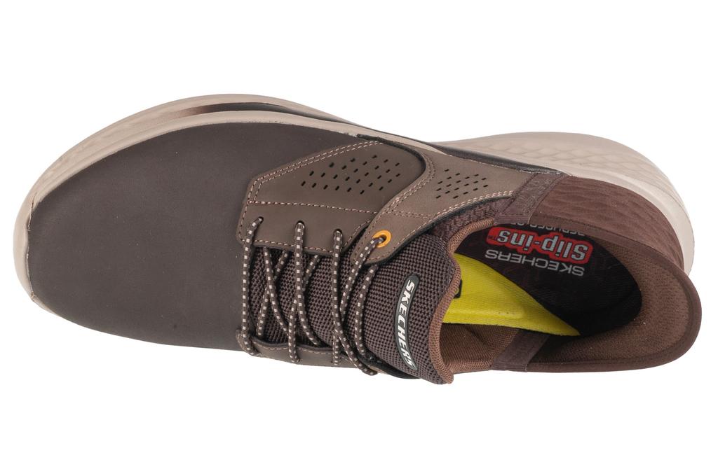 Skechers Слипоны: Slade - Macklin, мужские коричневые кроссовки