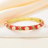 Гавайский Эмалированный Винтажный Клозоне Браслет Традиционный Китайский Китайский Цветочный Браслет Классический Этнический Женский Браслет на Руку Дамы