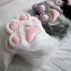 Furry Cosplay Costume Gloves Cartoon Cosplay Props Kawaii Cat Claw Mittens  Gifts