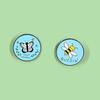 Charming Insect Friends: "Don't Worry, Bee Happy" Brooch