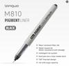 LANGUO 0.2/0.5mm Nib Size Pigment Liner Gel Pens Anti-smudge Water Resistant Fineliner Pens Stationery School Office Supplies
