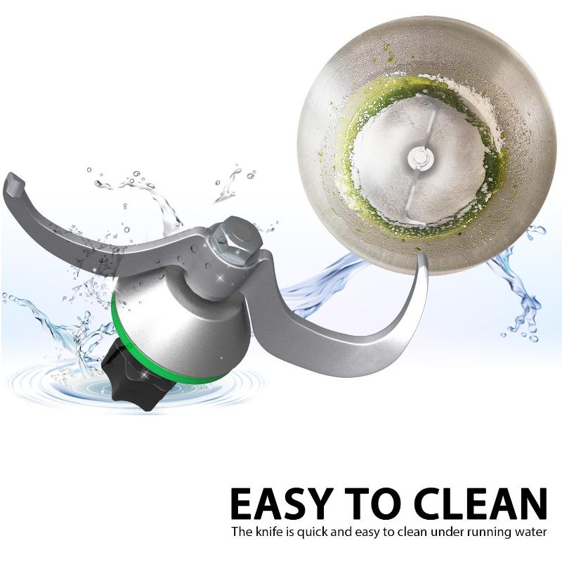 1 шт. Для Tm5 Tm6 Замешивание теста Гладкое смешивание Нержавеющая сталь Насадка-нож для миксера Запасные части Насадка-нож для замешивания теста