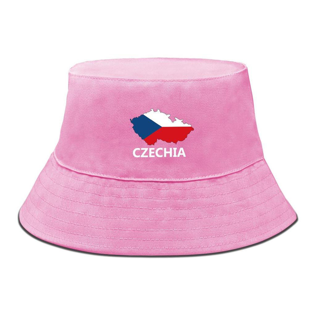 Панама с принтом флага карты Чехии, патриотическая шляпа рыбака, легкая хип-хоп шляпа с широкими полями для рыбалки