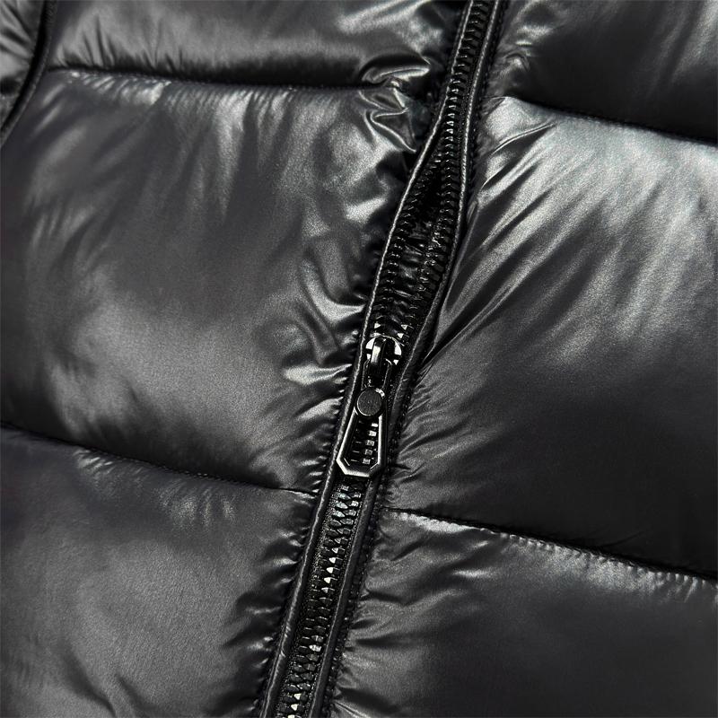 Зимние парки без рукавов для мужчин, топы с капюшоном, куртка больших размеров, повседневный толстый теплый черный жилет для мужчин, верхняя одежда