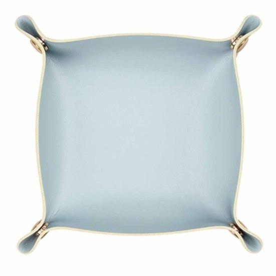 Practical Faux Leather Fashion Anti-slip Desktop Jewelry Cosmetic Plate Tray Key Plate