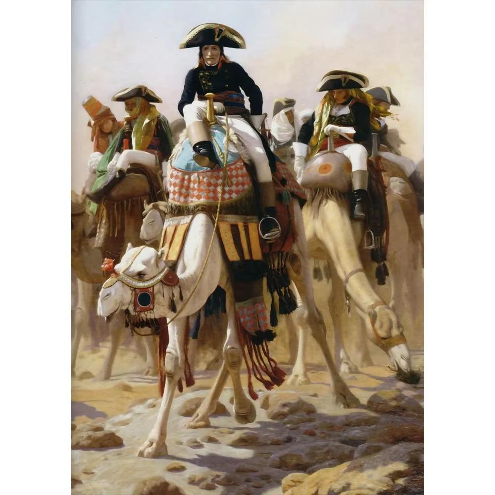 Napoleon Bonaparte Portrait Crossing The Alps Coronation of Napoleon I Canvas Poster Print for Living Room Home Decor