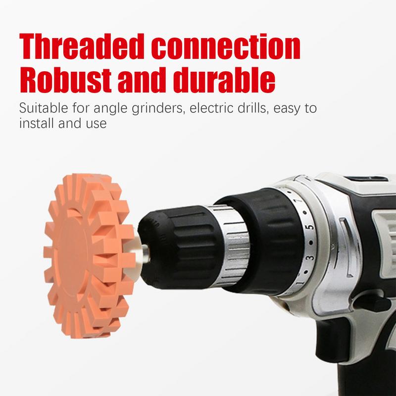 Adhesive Remover Wheel Sticker Removal Wheel Pneumatic Glue Removal Disc Adhesive Sticker Auto Repair Tool Vehicle Accessories