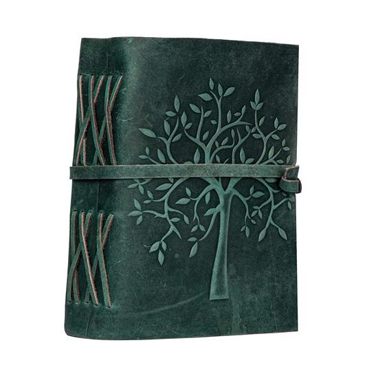 Журнал «Дерево жизни» Кожаный ежедневник ручной работы с неровным краем Бумажный блокнот Премиум-дневник