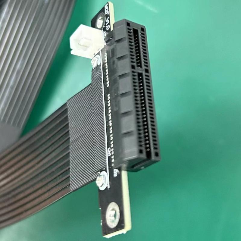 Кабель-адаптер-удлинитель M.2 NVMe на PCIE, штекер-гнездо, для сетевой карты PCIE, быстрая передача данных 64 Гбит/с