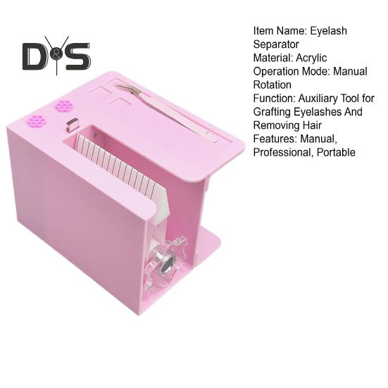 Acrylic Eyelash Root Splitter Manual Eyelash Fanning Machine Fan Maker Professional Women Eyelash Flowering Tools Lashes Extension Supplies