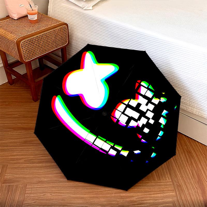 Зонт с узором зефир, Новый стиль, 1 шт., Автоматический складной зонт, Портативный складной дорожный зонт, Уличный зонт, Подарок на день рождения