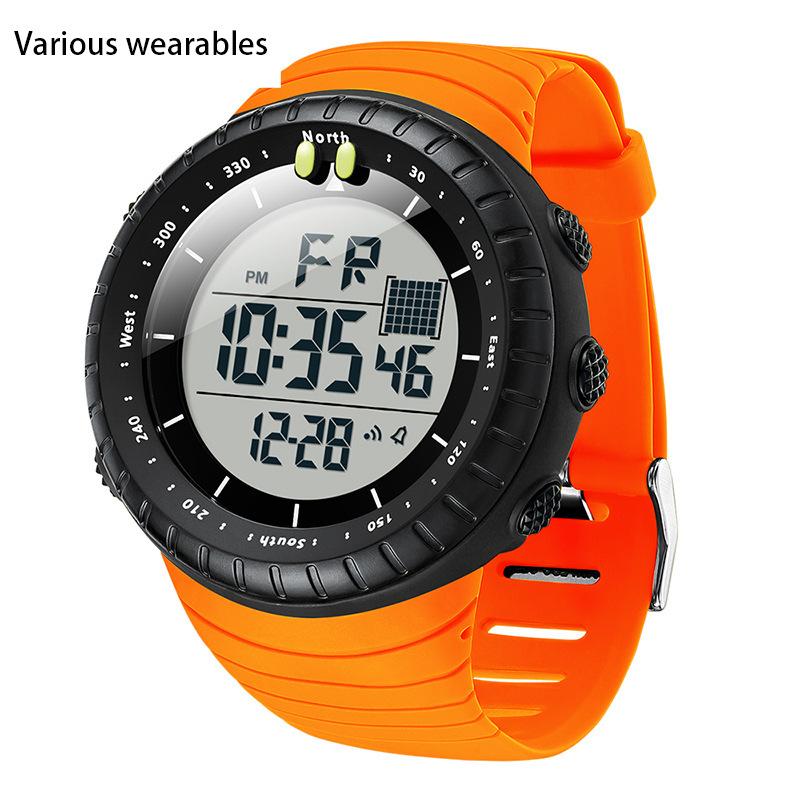 Модные цифровые часы с холодным светом, простые многофункциональные водонепроницаемые электронные часы, спортивные мужские часы для спорта на открытом воздухе