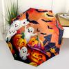1pc Halloween Ghosts Automatic Umbrella - Automatic Opening And Closing, Sturdy Iron Frame, Portable Folding Design yy251018177