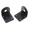 2Pcs Gear Motor Bracket Heavy Duty Aluminum Alloy Motor Holder for Small Motors Horizontal Mounting Bracket Rust Proof Design