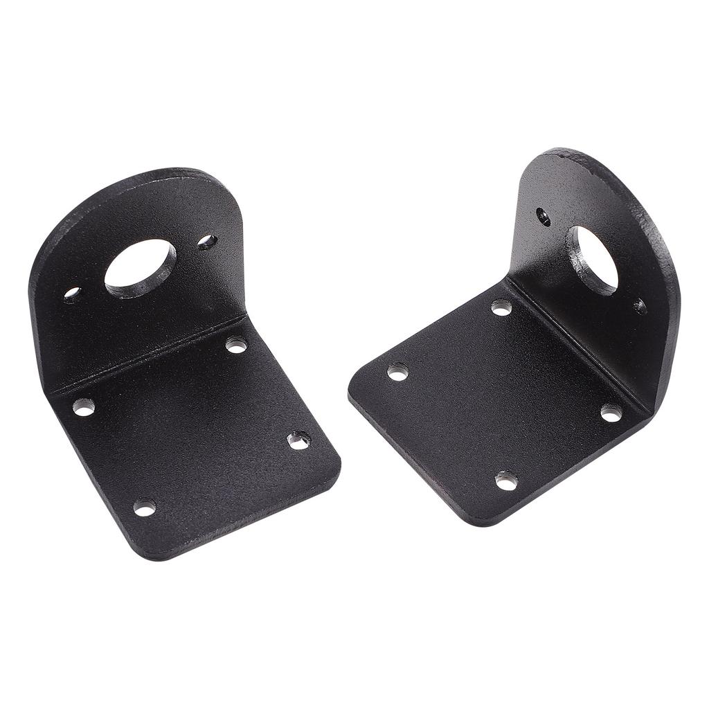 2Pcs Gear Motor Bracket Heavy Duty Aluminum Alloy Motor Holder for Small Motors Horizontal Mounting Bracket Rust Proof Design