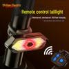 USB Rechargeable Bicycle LED Turn Signal Tail Light with Horn, Waterproof for Night Riding