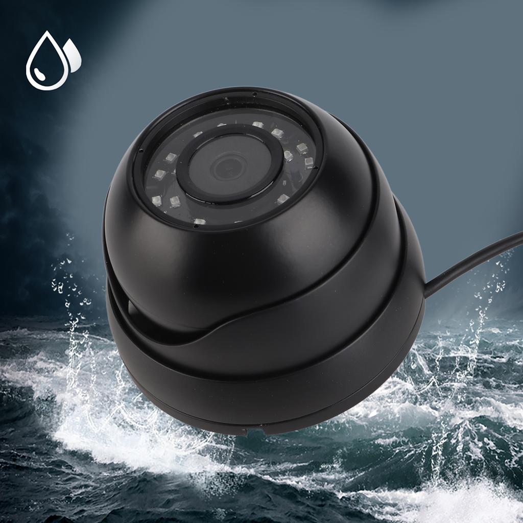 Купольная камера видеонаблюдения 1080p AHD Камера Наблюдение Система NTSC для Автобуса Лодки Автомобиля (черный ) черный