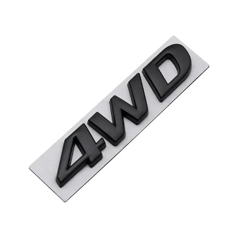 CMMR4 3D Metal 4WD Logo Car Rear Trunk Fender Emblem Badge Sticker for Hyundai IX25 IX35 Tucson Santafe