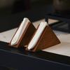 Elegant Wooden Tissue Holder Non-slip Bottom Wood Tissue Dispenser  Commercial Use