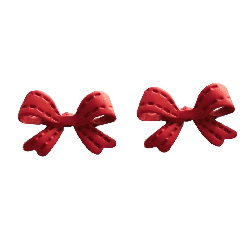 Корейские серьги-бантики Sweet Girl Fairy — тренд 2025 года