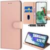 Case - PROSHOP - for Samsung S20 FE - Pink - Anti Scratch - Synthetic Leather - 2 Tempered Glasses