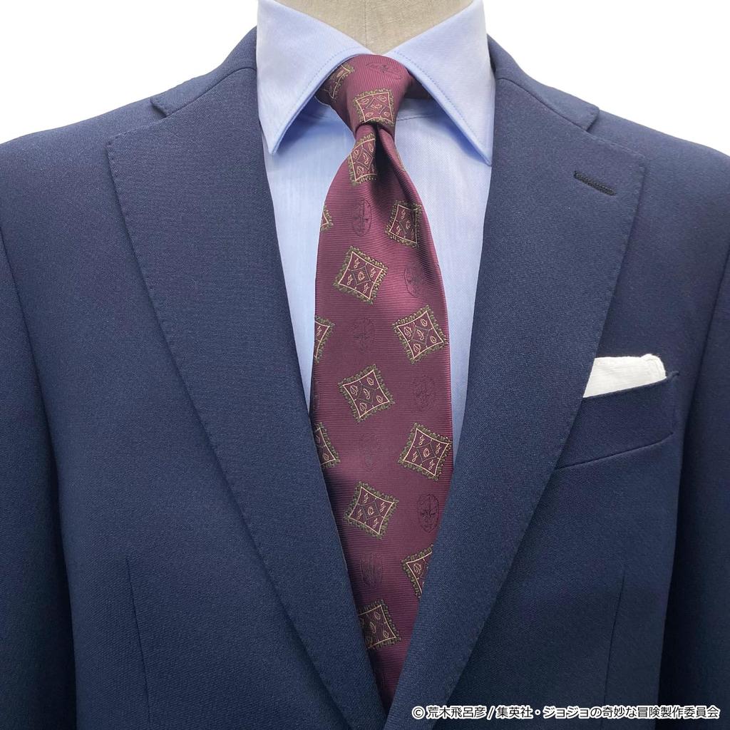 [Florence Spec] Necktie JoJo's Bizarre Adventure Part 1 Necktie Dio JJN000004-004 Wine 1 Standard