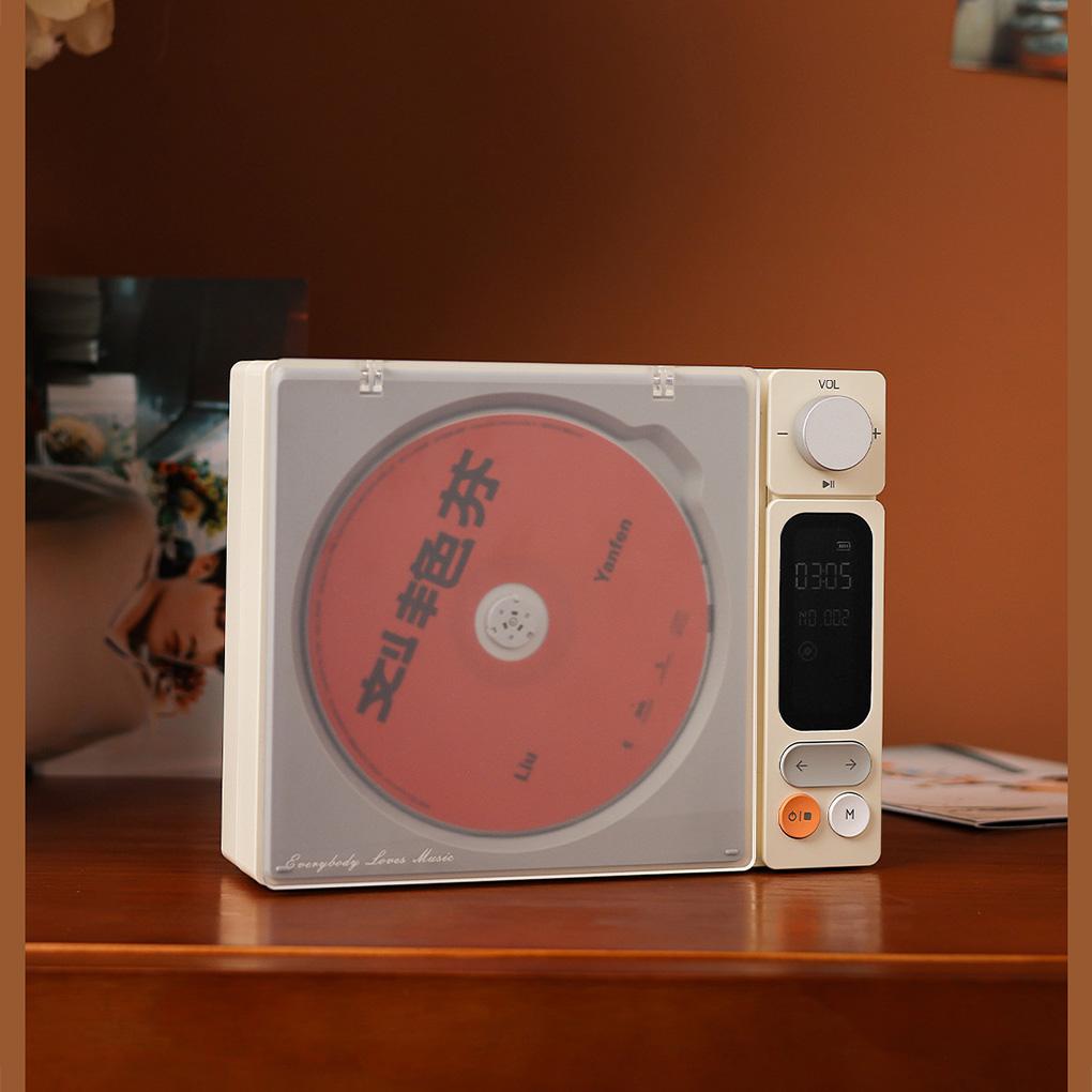 CD Player Portable Walkman Built-in Speaker Rechargeable Support USB AUX FM 87.5-108MHz CD-R MP3 WMA CD Disc Album Play
