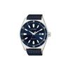CITIZEN Eco-Drive Series 100 Meters Waterproof Solar Quartz Cowhide Strap Men's Watch Blue Dial AW1591-01L