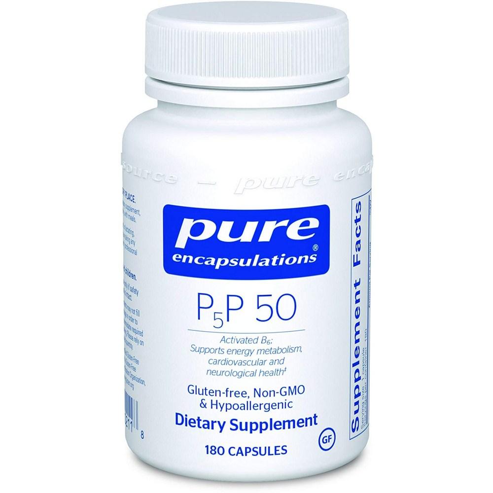 Pure Encapsulations P5P 50 Активный B6 Капсулы 1 шт 180 Таблеток