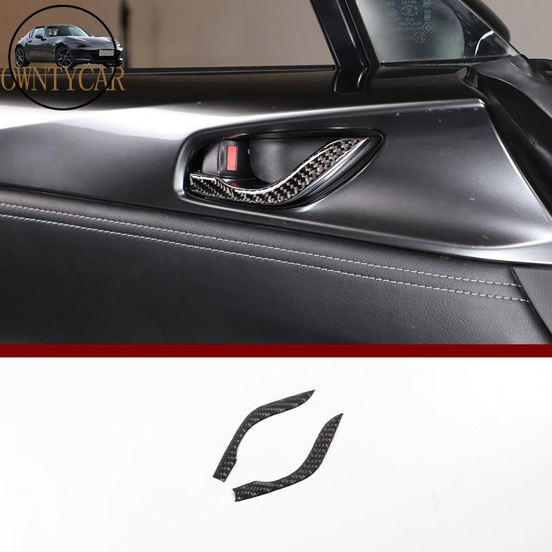 Мягкий карбон Для Mazda MX-5 NC 2016-23 Автомобиль Центральная консоль Приборная панель Рулевое колесо Подлокотник двери Декоративная наклейка Аксессуары