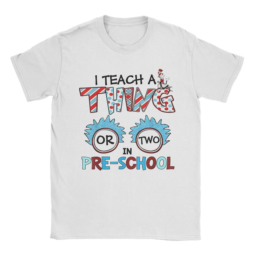 Unisex Women Graphic Printed Cartoon Thing 1 Thing 2 Buddies reading day  Tee T Shirt Cotton  Tshirts Clothes