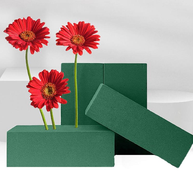 Сухая флористическая пена для искусственных цветов Мокрые флористические пенопластовые кирпичи Серые флористические блоки для цветочной композиции