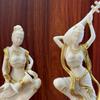 Аксессуары для украшения дома Резьба по дереву из слоновой кости с изображением фруктов Дуньхуанская летающая красавица Классические китайские украшения для гостиной