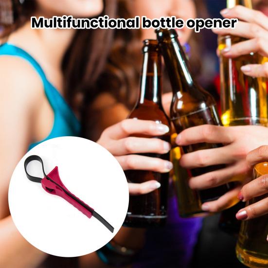 Strap Wrench Jar Opener Multifunctional High Strength Belts Anti-Slip Lid Opener Tool Home Supplies