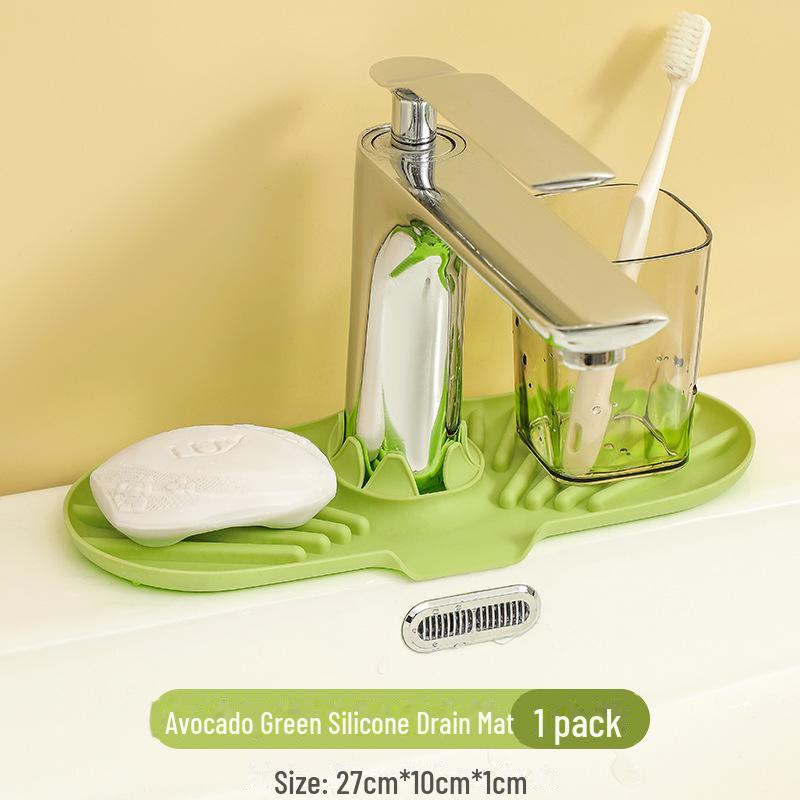 Оригинальный кухонный кран с защитой от брызг, место для хранения раковины и мыльница