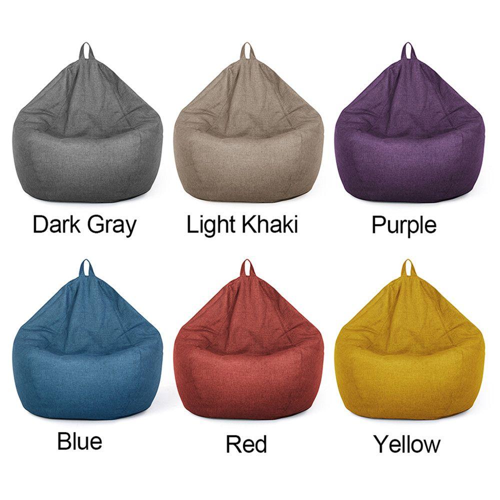 Детский декор для дома, мягкое удобное сиденье, ленивое кресло-шезлонг, чехол для дивана, удобное игровое кресло, большой мешок для фасоли