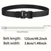 2Pcs Tactical Waist Belt - Durable Automatic Buckle, Perfect for Outdoor Adventures, Unisex Accessories for Men and Women